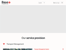 Tablet Screenshot of baselogistics.com